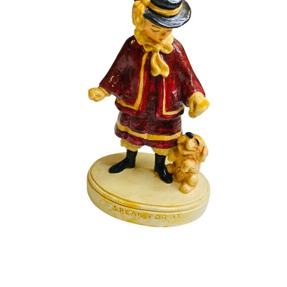 Sebastian Miniatures Figurine Speak for It Signed 4 Inch Boy Dog - Picture 3 of 8